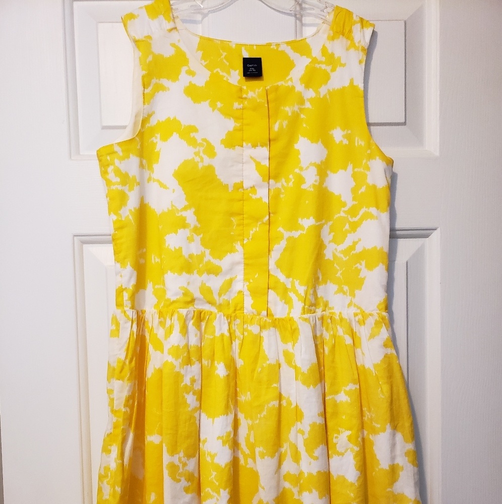 Gap kids girls yellow dress size XXL 14-16